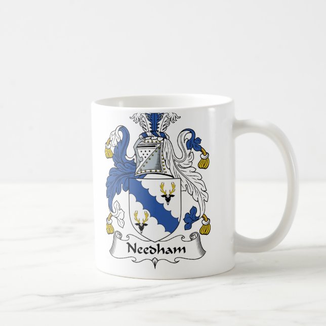 Needham familjvapensköld kaffemugg (Höger)