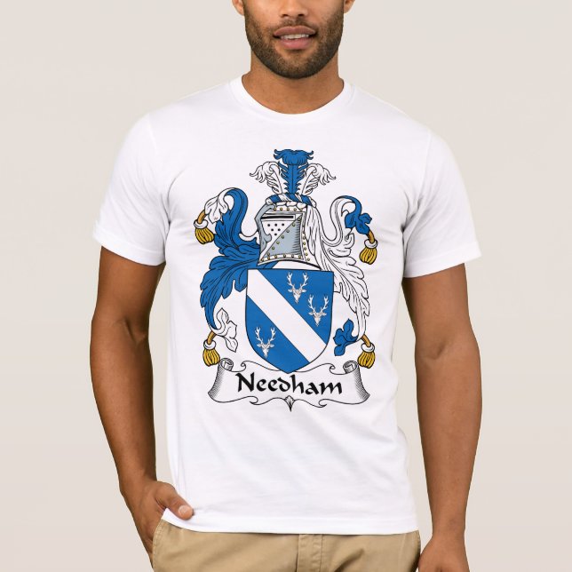Needham Family Crest T-shirt (Framsida)