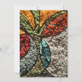 Needle Punch Design greeting card Anteckningskort