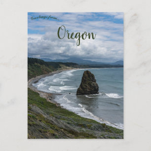 Needle Rock Cape Blanco Oregon Vykort