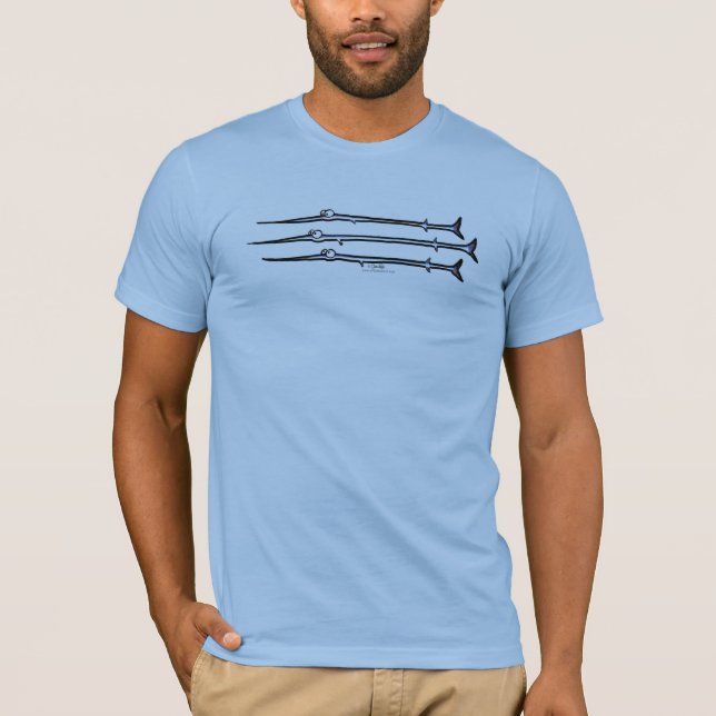 Needlefish Trio T Shirt (Framsida)