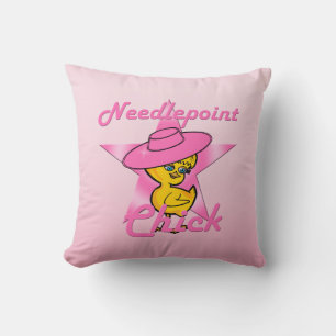 Needlepoint-Chick nr 8 Kudde