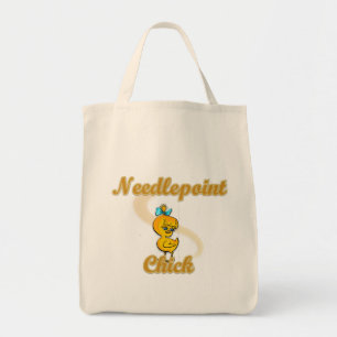 Needlepoint-Chick Tygkasse