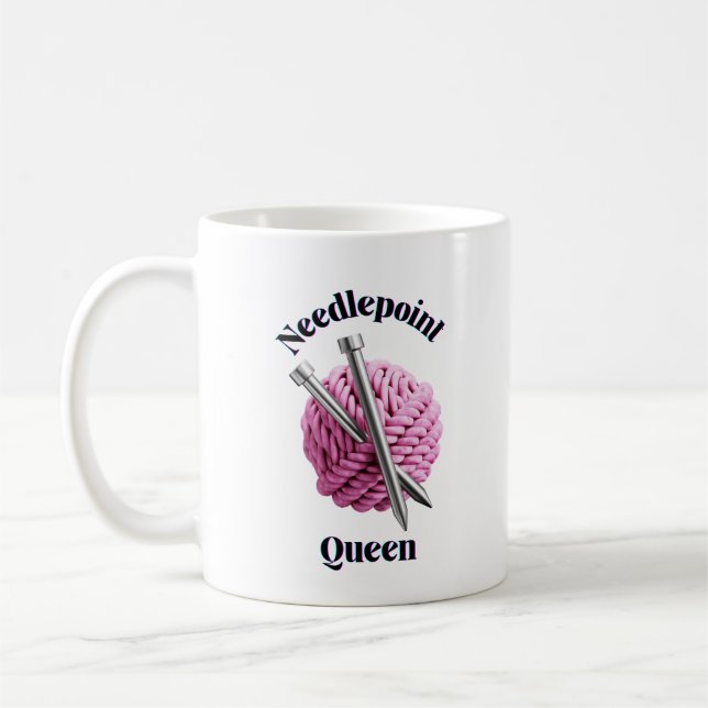 Needlepoint Queen Kaffemugg (Vänster)