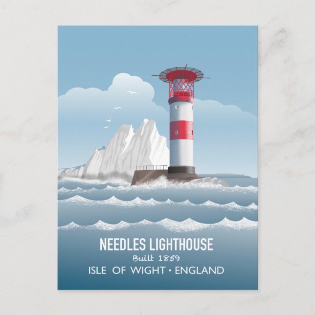 Needles fyr vykort (Framsida)