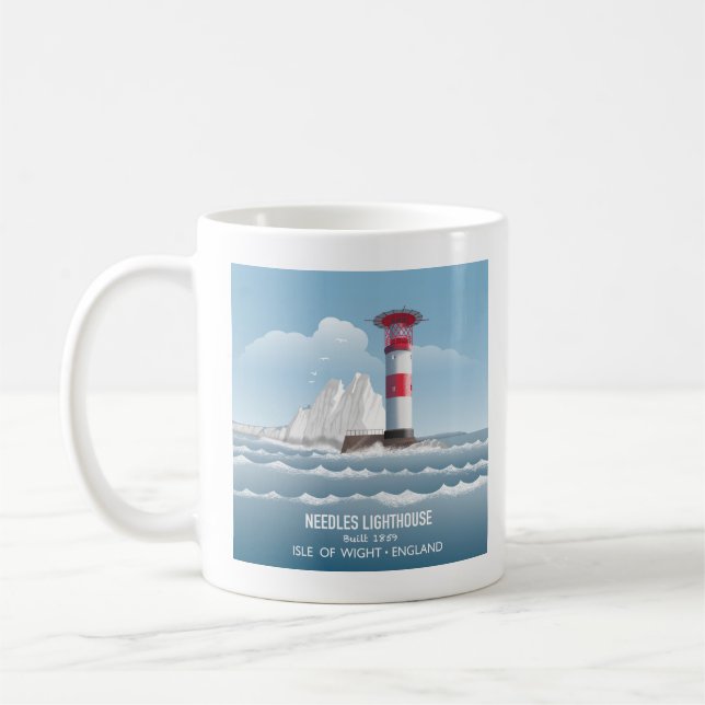 Needles Lighthouse Kaffemugg (Vänster)