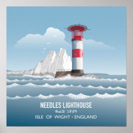 Needles Lighthouse Poster