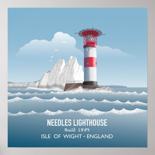 Needles Lighthouse Poster (Framsidan)