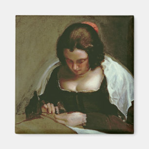 Needlewomanen, c.1640-50 magnet
