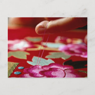 Needlework Vykort
