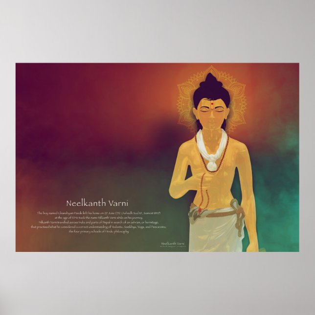 Neelkanth Varni. Poster (Framsidan)