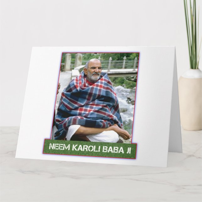 Neem Karoli Baba Cards Kort (Framsida)