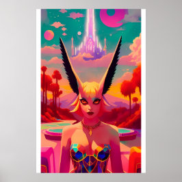 Neena, Belle från Cannibal Pixies, stor Poster