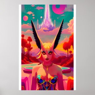 Neena, Belle från Cannibal Pixies, stor Poster