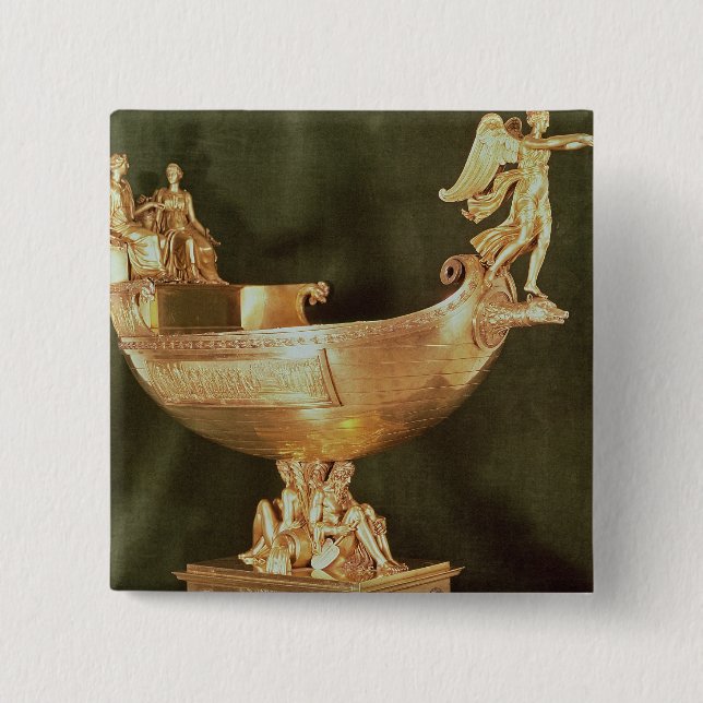 Nef som hör hemma till kejsaren Napoleon Bonaparte Knapp (Framsida)