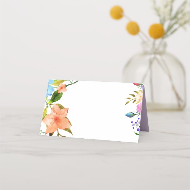 Nefeli-platskort Placeringskort (Framsida)