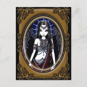 ’Nefertari’ Egyptian Guardian Angel Postcard Vykort