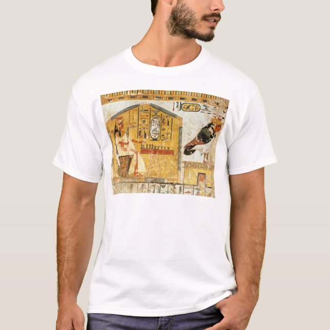 Nefertari som leker senet t shirt (Framsida)