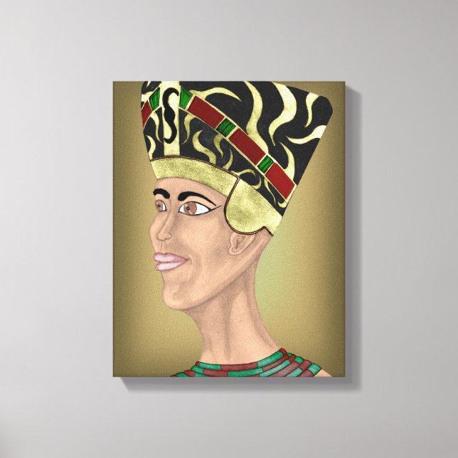Nefertiti Bust Canvastryck (Framsida)