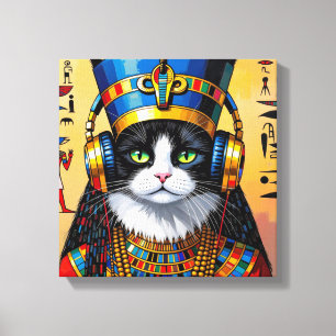 NEFERTITI DROTTNING AV NILEN-PERSERKATT 2 CANVASTRYCK