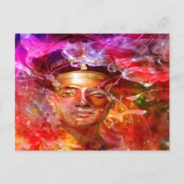 Nefertiti Egyptian drottning Vykort (Framsida)
