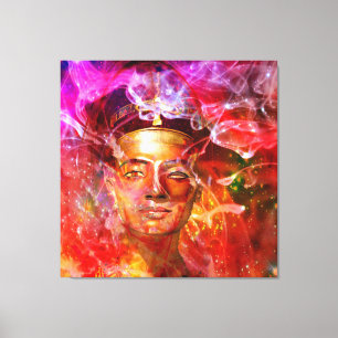 Nefertiti egyptisk drottning canvastryck