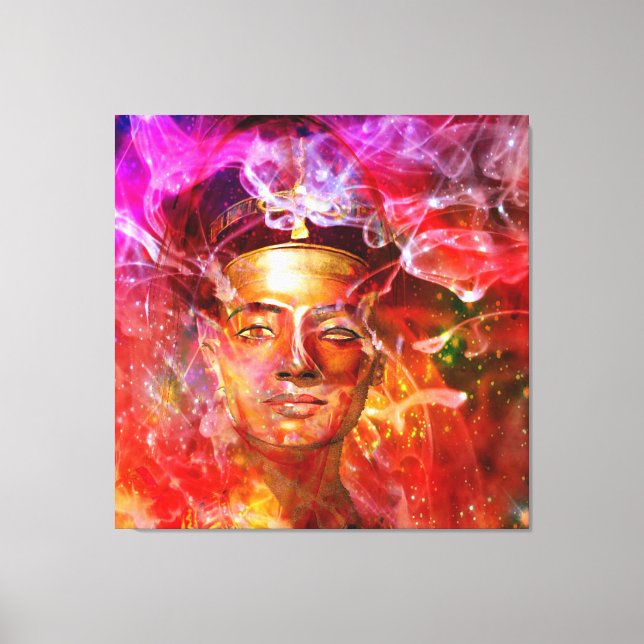 Nefertiti egyptisk drottning canvastryck (Framsida)