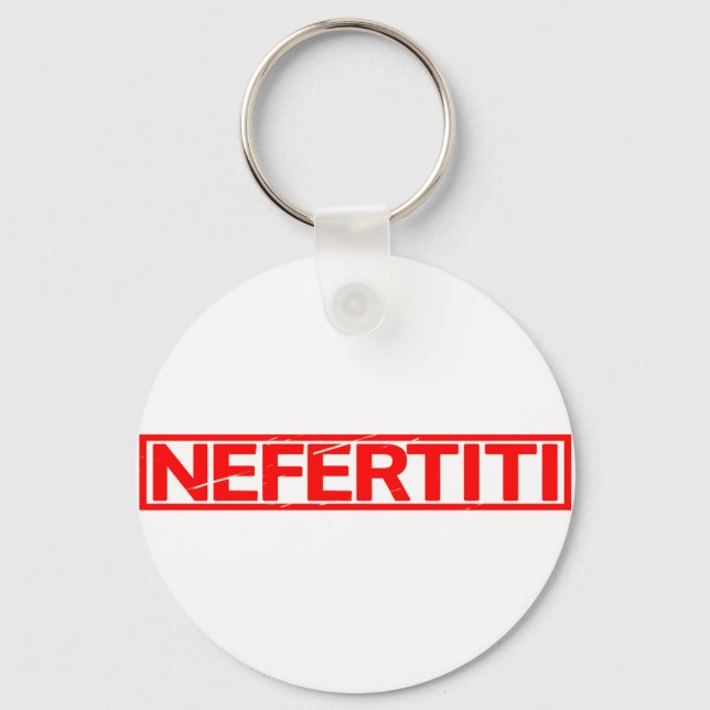 Nefertiti Frimärke Nyckelring (Framsida)