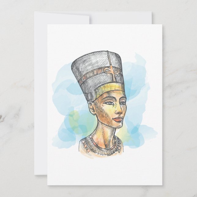 Nefertiti Inbjudningar (Framsida)
