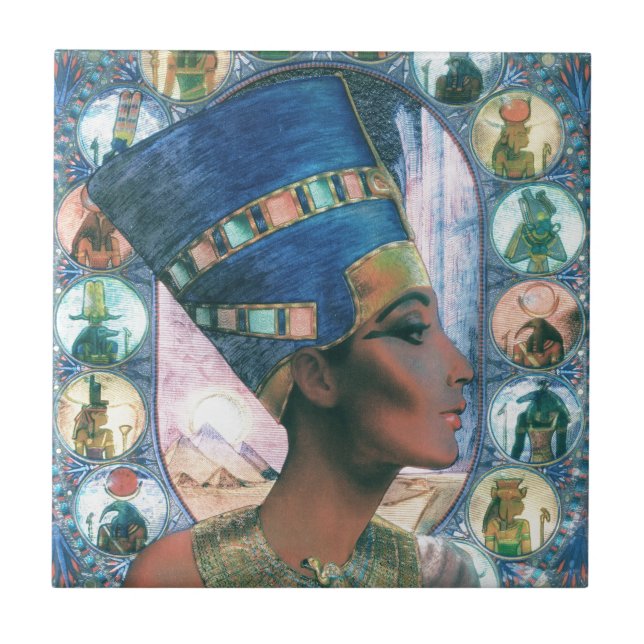 Nefertiti Kakelplatta (Framsidan)