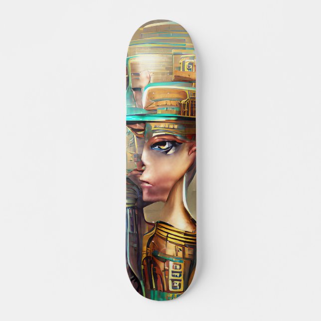Nefertiti Mini Skateboard Bräda 18,5 Cm (Framsida)