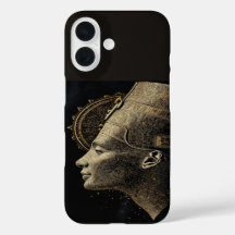 Nefertiti Modern Silhuett Linje Konst