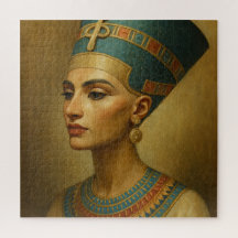 Nefertiti Puzzle - egyptiskt Royal Beauty