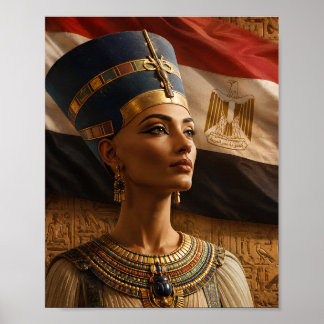 Nefertiti Väggkonst – Egyptisk Drottningporträtt