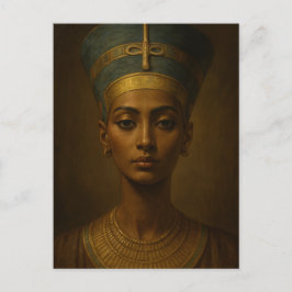 Nefertiti Vintage Style Art Vykort