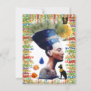 Nefertiti Vykort