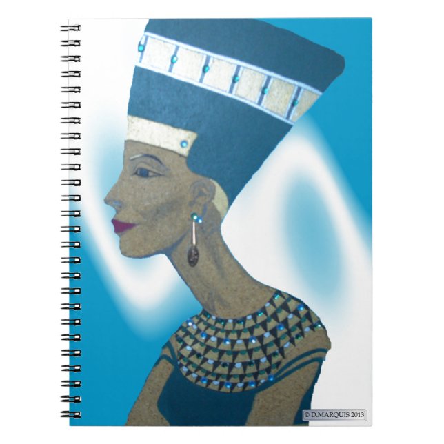 NEFFERTITTI NOTEBOOK ANTECKNINGSBOK (Framsidan)