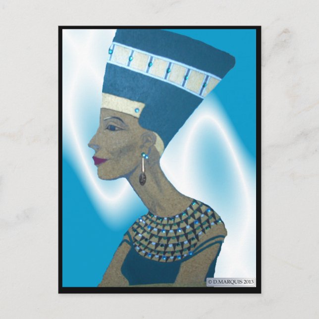 NEFFERTITTIKPOSTKARTOR VYKORT (Framsida)