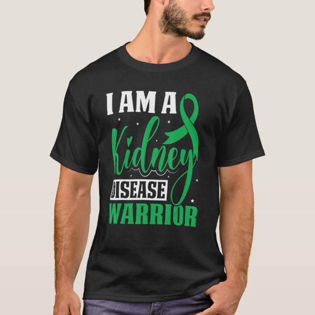 Nefrit Transplant Dialys vid njursjukdom T Shirt (Framsida)