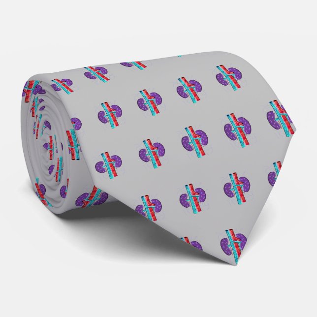 Nefrolog Artsy lll Kidney Design Grått #5 Slips (Rullad)
