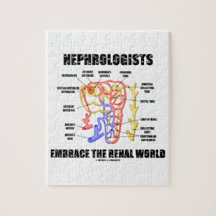 Nefrologer föder renalvärlden (Nephron) Pussel