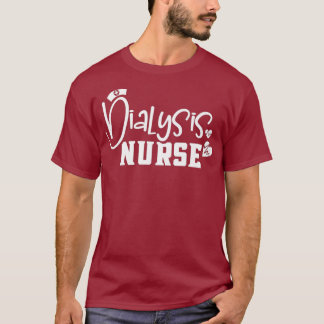 Nefrologi Dialys Nurse Renal Kidney RN T Shirt
