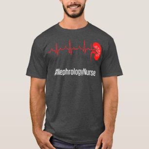 Nefrologi Nurse Heartslag Dialys Nursing RN T Shirt
