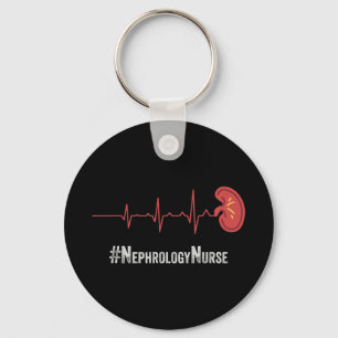 Nefrologi Nurse Heartslag Dialys Nursing RN Thi Nyckelring