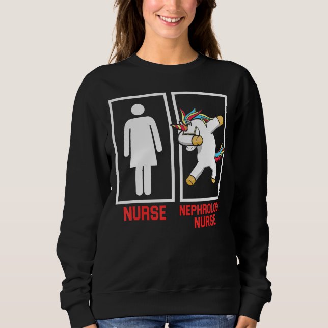 Nefrologi Nurse Unicorn Dialysis Nursing Rn 1 T Shirt (Framsida)