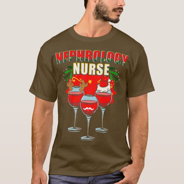 Nefrologi Nurse Urinalysis jul Dialys T Shirt (Framsida)