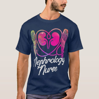 Nefrologi Nurse Vinge Kidneys Dialys Sjukskötersko T Shirt