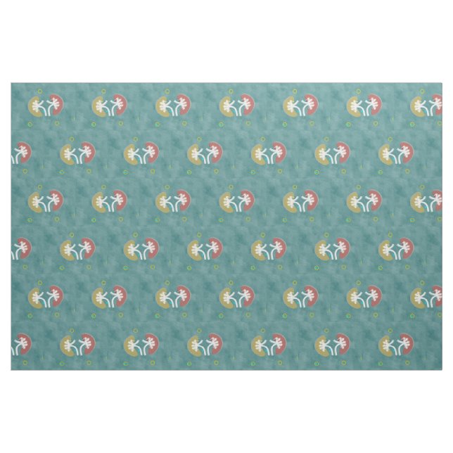 Nefrologisk undersökning av njurar tyg (Fat Quarter)