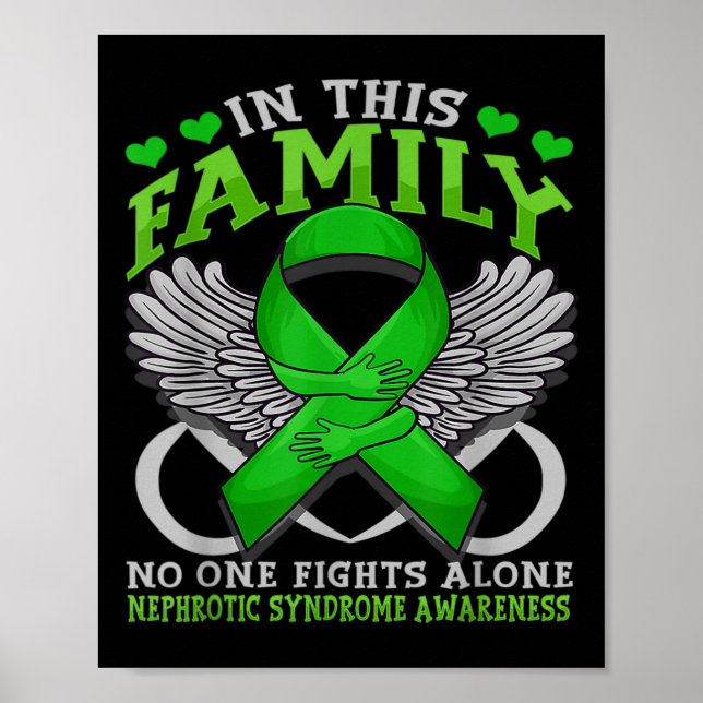 Nefrotiskt syndrom Medvetenhet Nefron Syndrome Rel Poster (Framsidan)