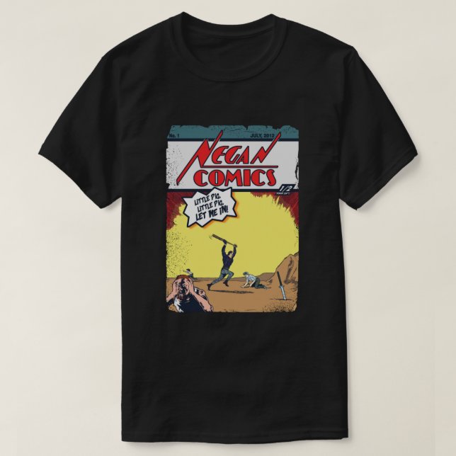 Negan Tecknad 1 Classic T Shirt (Design framsida)